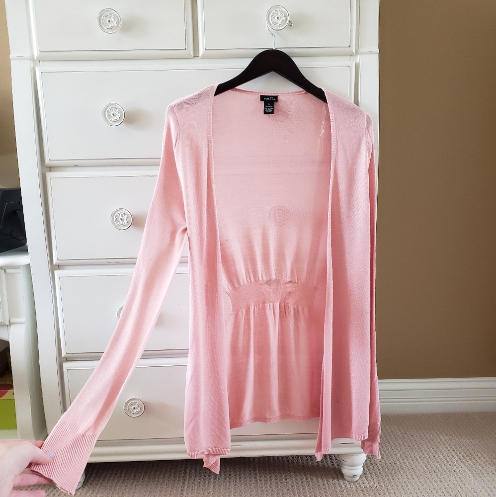 Pink Light Cardigan Rue21